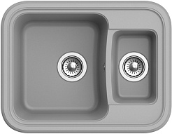 Ewigstein Мойка кухонная Antik 60K серый металлик – фотография-3